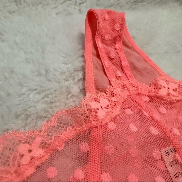 VICTORIA’S SECRET DREAM ANGELS WIDE SIDE THONG CORAL PINK – SIZE L - Picture 17 of 17